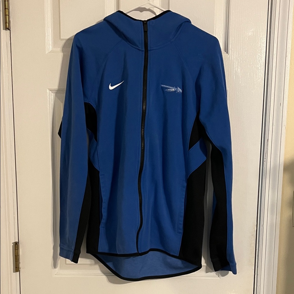 Nike Men's Blue and Black Performance Jacket and Pant Set